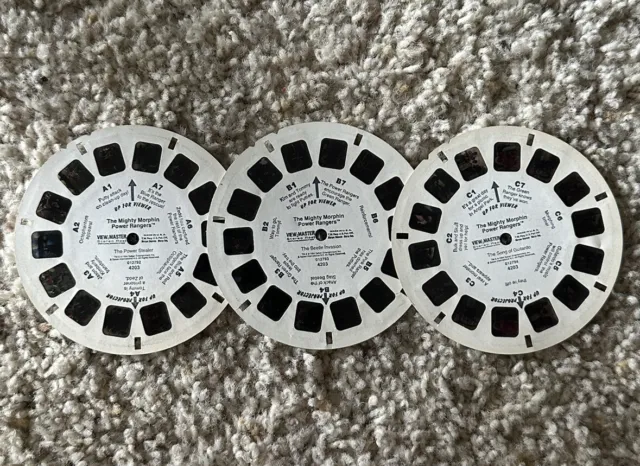 View-Master Reels. POWER RANGERS 1994  3/Reel Set.