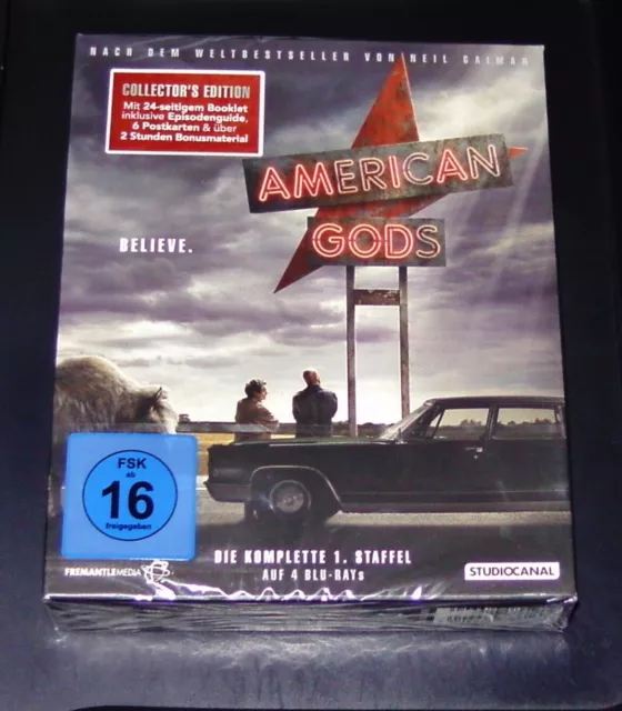 American Gods Die Komplette Staffel 1 Collector´s Edition Blu Ray Neu & Ovp