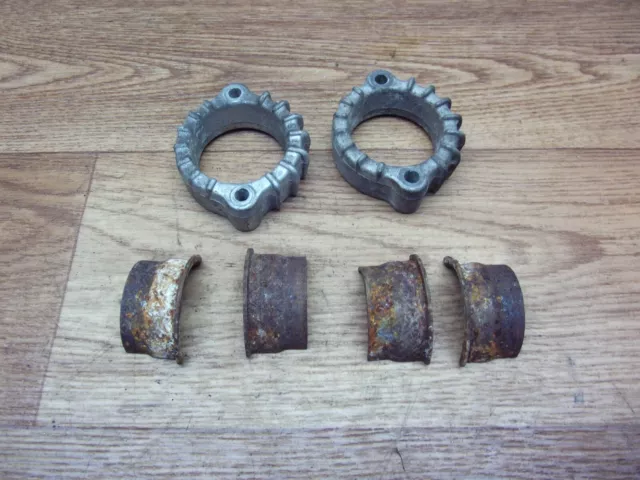 Kawasaki Z440 Ltd KZ440A Collettore Scarico Mezzelune,Morsetto Fascetta,Set,Set