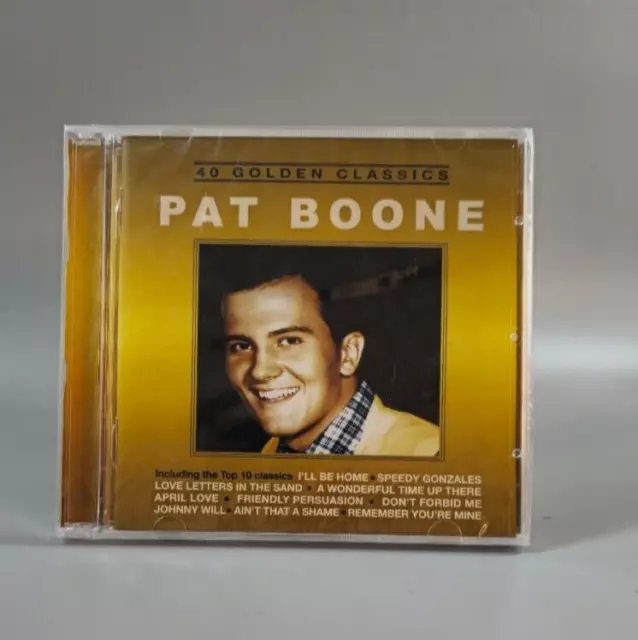 Pat Boone 40 Golden Classics (CD) NEW + SEALED