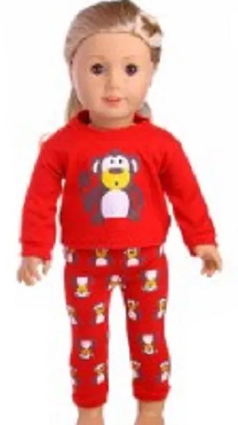 Nightwear, Fun & Whimsical Sleepwear, & Fuzzy Slippers, Designed for 18" Dolls 2