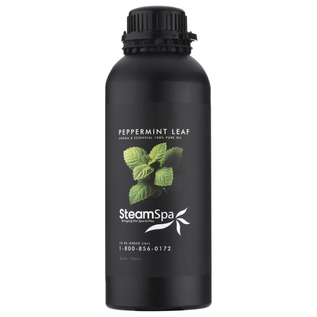 Aceite de aromaterapia SteamSpa G-OILPEP1K menta para ducha de vapor