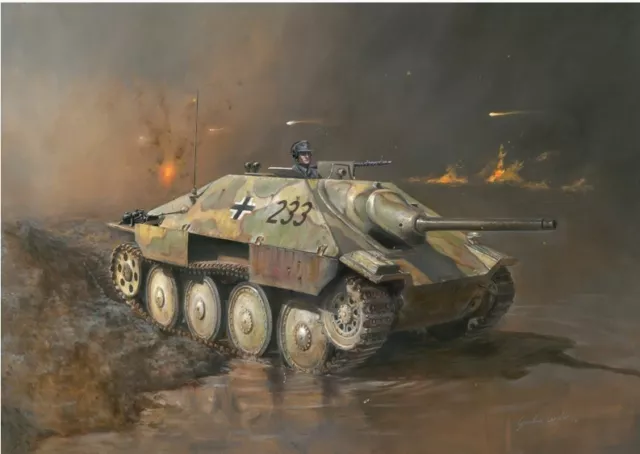 ITALERI, Jagdpanzer 38(t) Hetzer zum Zusammenbauen und Lackieren, 1/56, ITA15767