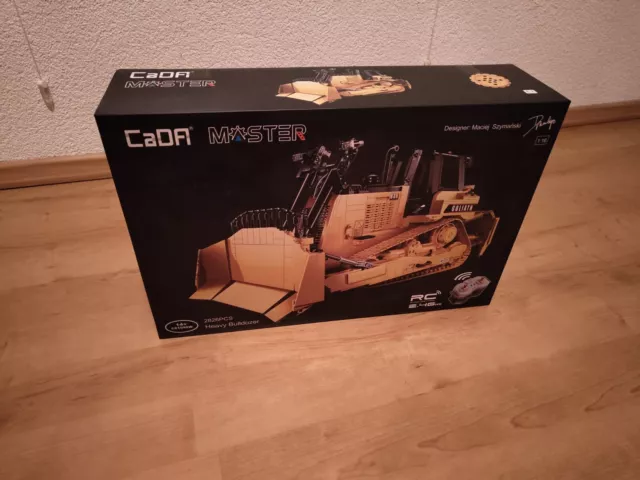 CaDA C61056W Technic RC Goliath Bulldozer Klemmbausteine NEU OVP