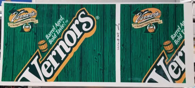 Vernors Soda Woody Advertising Preproduction Art Barrel Aged Bold Taste 2006
