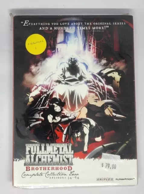 Fullmetal Alchemist Brotherhood The Complete Collection 2 Two Epi 34-64  Blu-ray