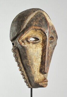 BEMBE rare powerful initiation wood mask Congo Drc African Tribal Art 1105