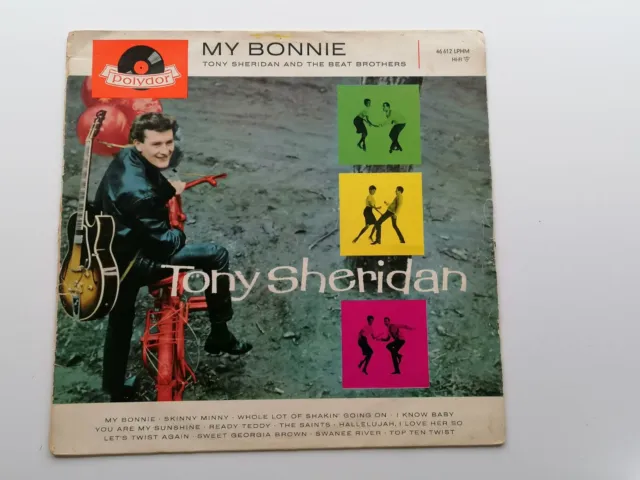 The Beatles  Orig 1961 German Lp  My Bonnie   Polydor  46 612 Lphm Tony Sheridan
