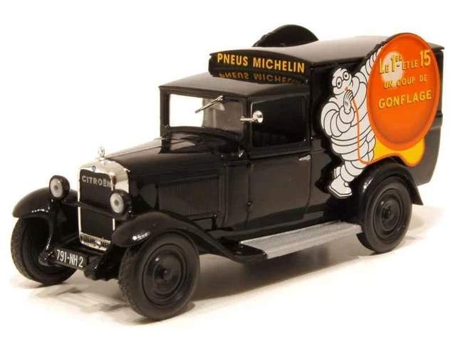 Modèle Réduit 1:43 Citroën 2CV Fourgonnette IXO - Collection Michelin Occasion (très Bon état)