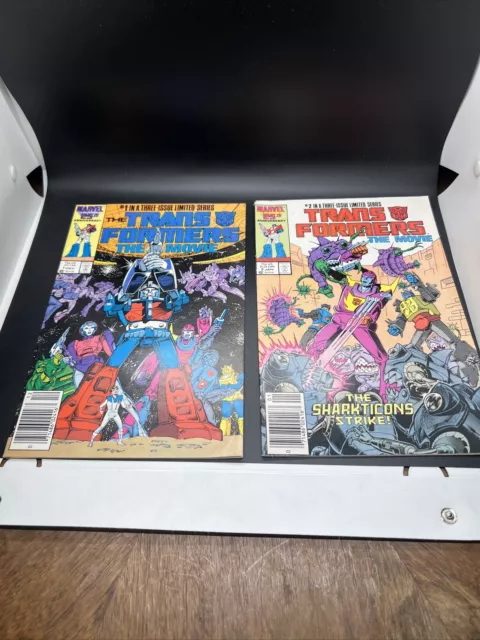 Transformers The Movie 1 NEWSSTAND Marvel Comics 1st App Galvatron 1986