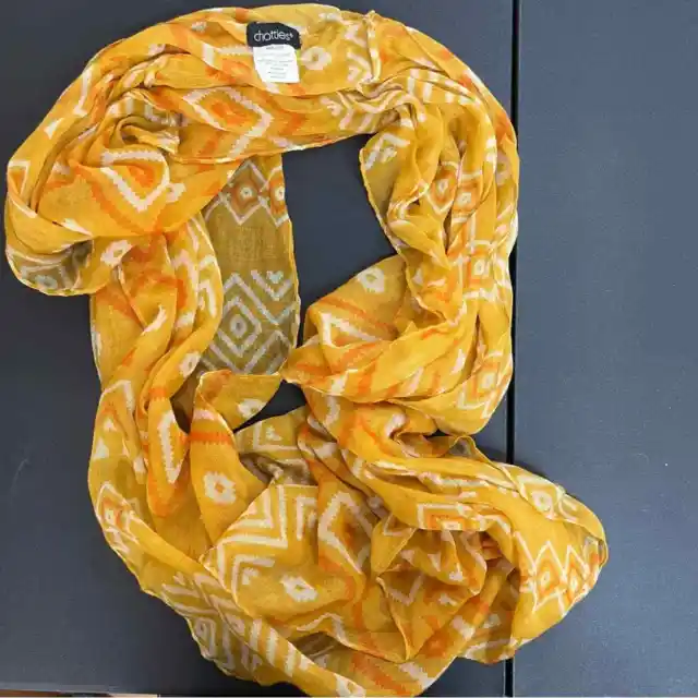 Chatties infinity scarf oranger gold