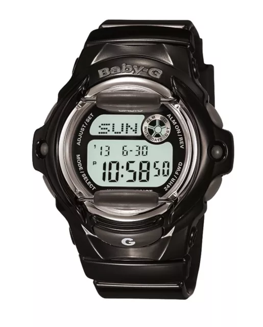 Casio Baby G Women's Digital Black Strap Watch BG169R-1MTN 200m - FREE SHIP