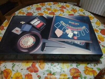 Brandani Set nuovo in legno Poker Roulette Black Jack Brandani dim 80x45 