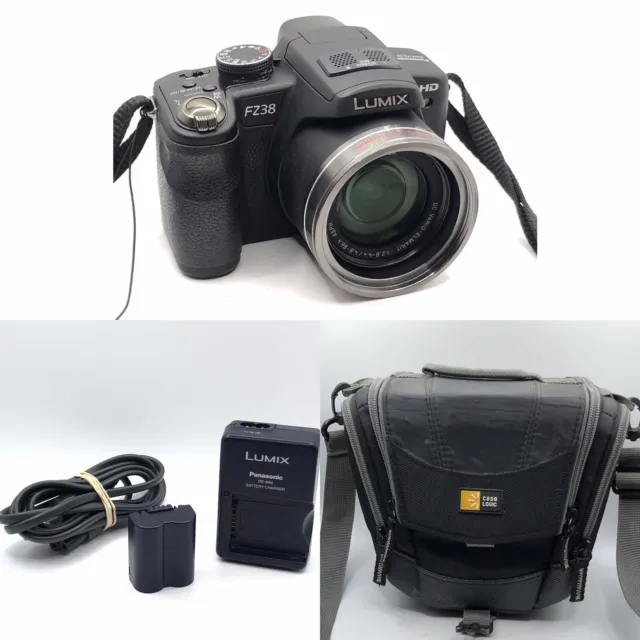 Panasonic LUMIX DMC-FZ38 12.1MP Digital Bridge Camera - Mint Condition