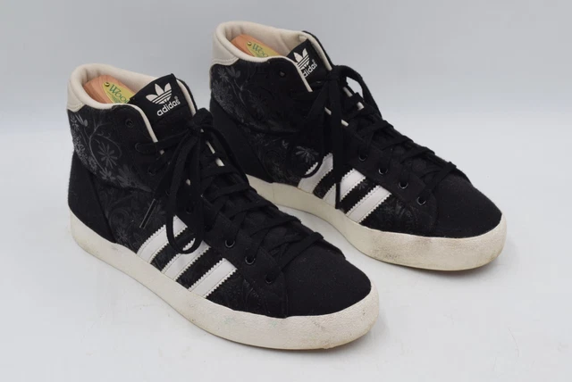ADIDAS EXTRABALL HI Top Floral Black White Womens Shoes Trainers UK4.5 US6 RARE 14.99 PicClick UK