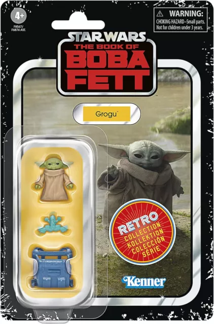 Star Wars : The Book of Boba Fett - Retro Collection - Figurine Grogu - Hasbro