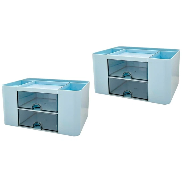 Set 2 cajones-almacenamiento armario cajones oficina cajones de escritorio sencillo