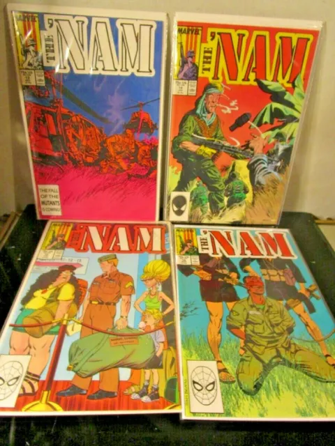 The 'Nam #13-16 LOT Marvel BAGGED BOARDED~