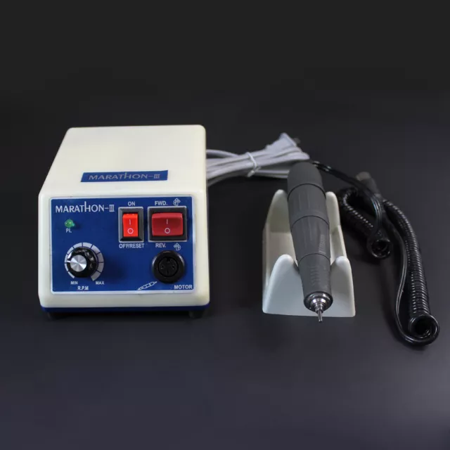 Marathon Dental Lab Micromotor Drill Polish Machine w/ 35K RPM Handpiece 2.35mm 2