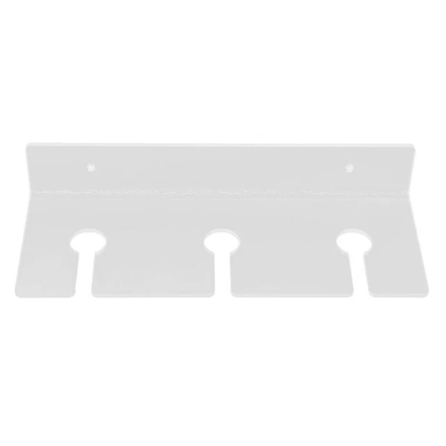 Wall Mounted Wine Glass Holder Rack Bar Shelf Clear Acrylic Organizer