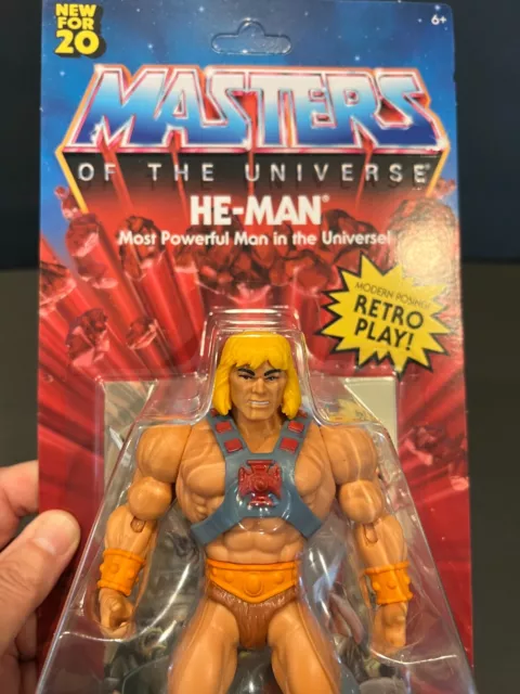 Masters of the Universe Origins He-Man 5.5" Action Figure MOTU 2020 Retro New 3