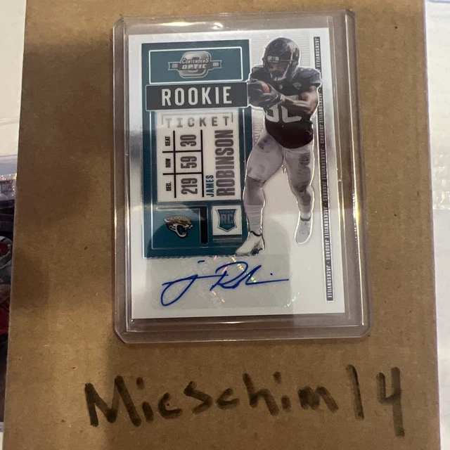 James Robinson #233 (RC) - 2020 PANINI CONTENDERS ROOKIE TICKET AUTO JAGUARS