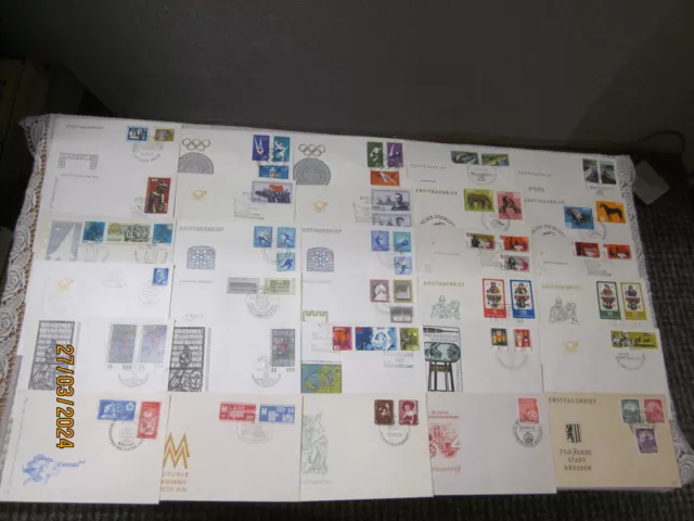 Belege/ FDC ehem. DDR, ab 50/60er Jahre, 70 o,  Posten & Lots, Gestempelt