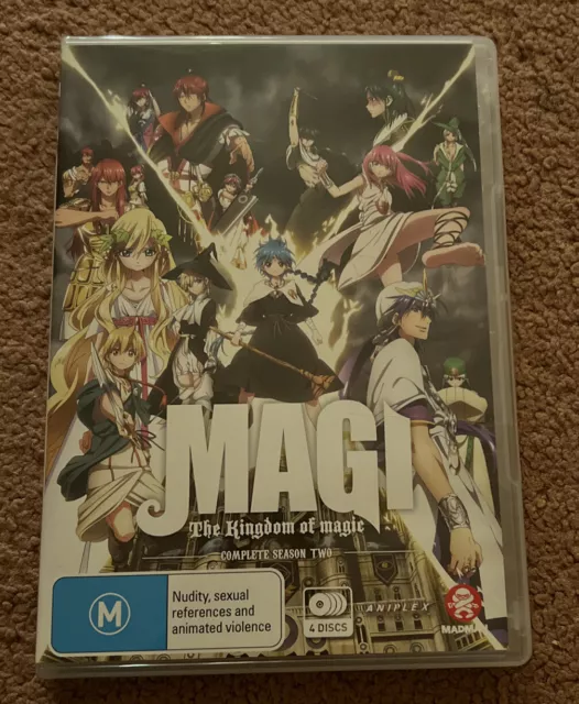 Magi The Kingdom Of Magic Complete DVD Set Vol. 2 Episodes 14-25 Aniplex