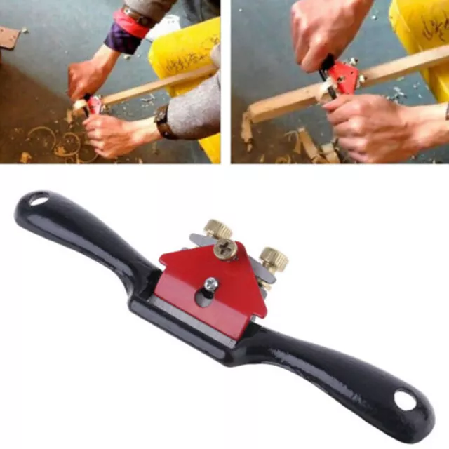 9" Metal Woodworking Blade Spoke Shave Manual Planer Plane Deburring Hand ToBdx