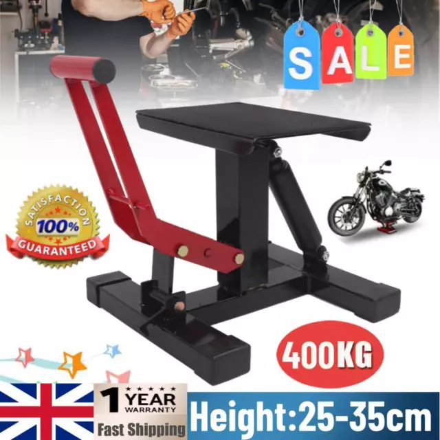 Hydraulic Motorbike Lift Jack Stand Racing MX Offroad Dirt Bike Steel Lift Stand