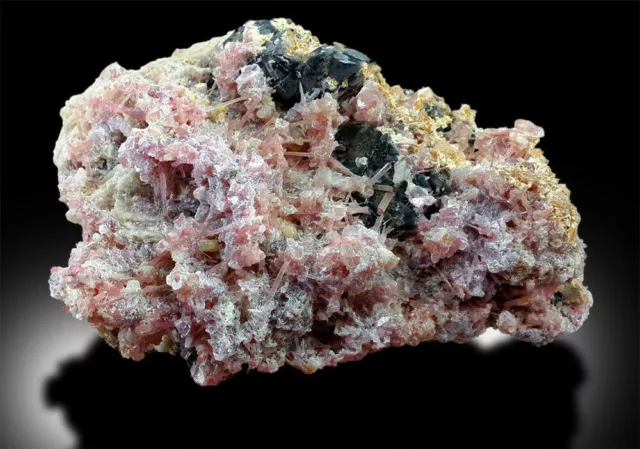 Cristaux de tourmalines avec herderite et lépidolite mica de Skardu - 1433...