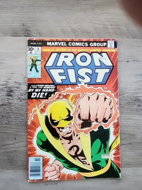 Iron Fist #8 (Marvel 1976) 1st Appearance of Chaka (Cameo), John Byrne