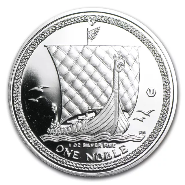 2011 Isle of Man 1 oz Silver Noble BU - SKU #64970