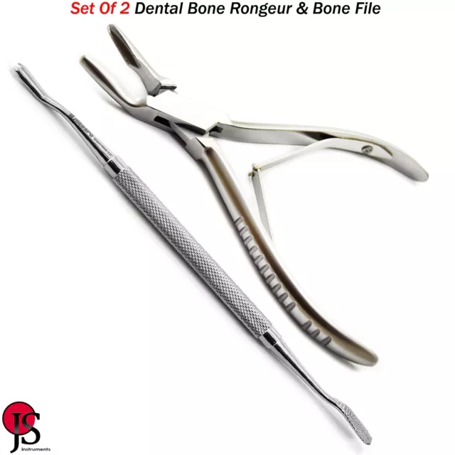 Bone Rongeur Cutter Dental Surgical Instruments Forceps Bone File Miller Implant