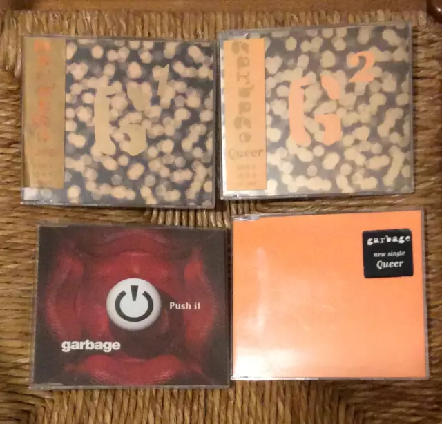 GARBAGE (Shirley Manson): FOUR CD SINGLES LOT