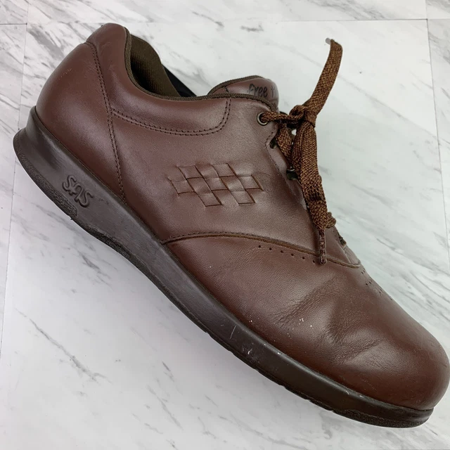 CHAUSSURES DE MARCHE confort confort en cuir marron SAS Free Time