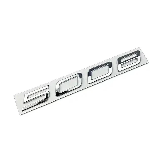 Logo Chromé Autocollant Pour Coffre Peugeot 106 Phase 2 – Lion Peugeot En Résine Souple, Résistant Aux UV