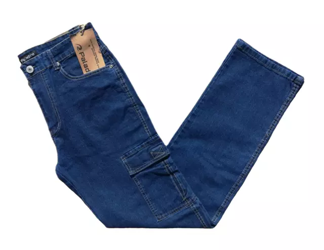 Jeans Original Cargo Tg.46/60 Elasticizzato Tasconi mezza Stagione Regular Fit