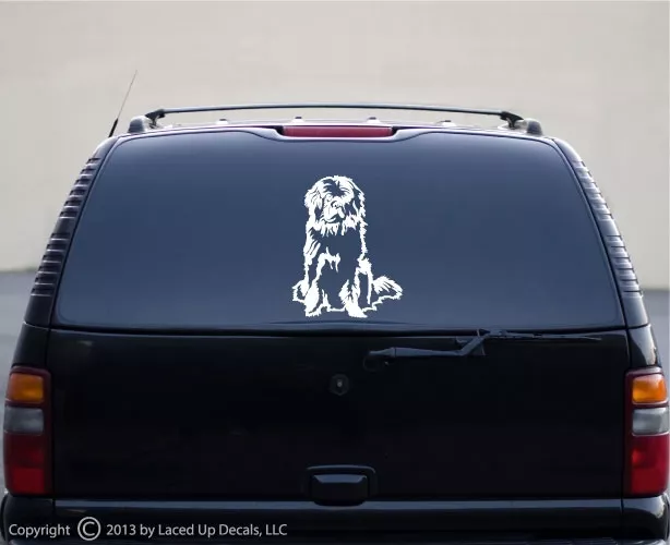 Newfoundland Dog newfie newfy car window vinyl decal