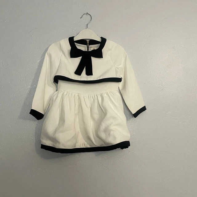 Do and Dear girls white and black dress size 3T