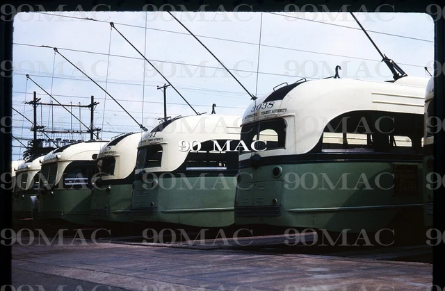 LAMTA-MTA PCC CAR #3038. Los Angeles (CA). Original Slide 1963. D20.