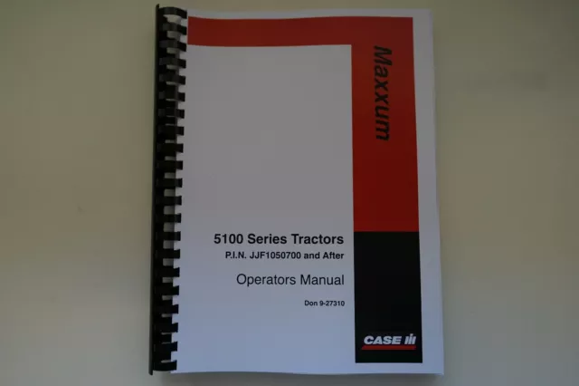 Case 5100 Series Tractors Operators Manual