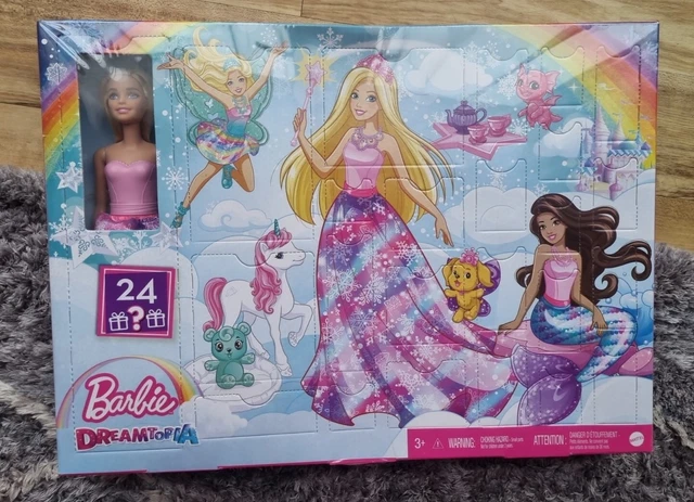 Barbie Dreamtopia Advent Calendar Doll & 23 Surprises New & Sealed