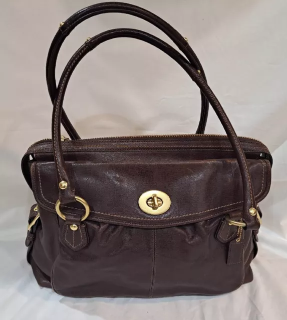 COACH Addison Black Leather Tote Bag J0369-13207 Includes Complimenting  Wallet