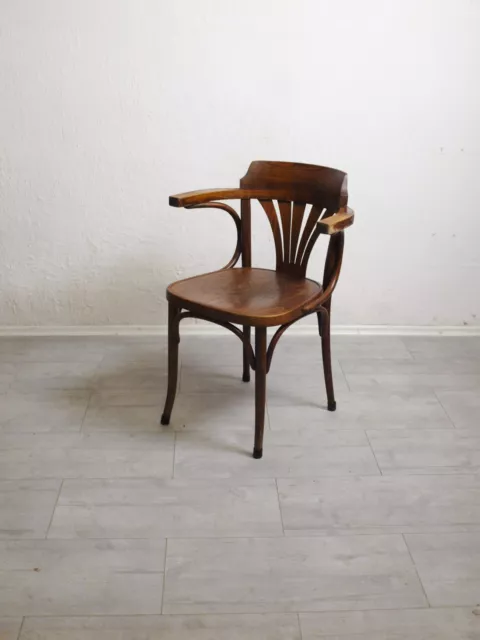 BUGHOLZ STUHL ARMLEHNSTUHL KAFFEEHAUSSTUHL ANTIK STIL Thonet Kohn