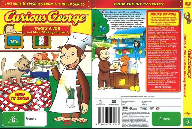 CURIOUS GEORGE - Takes A Job And More Monkey Business : Vol