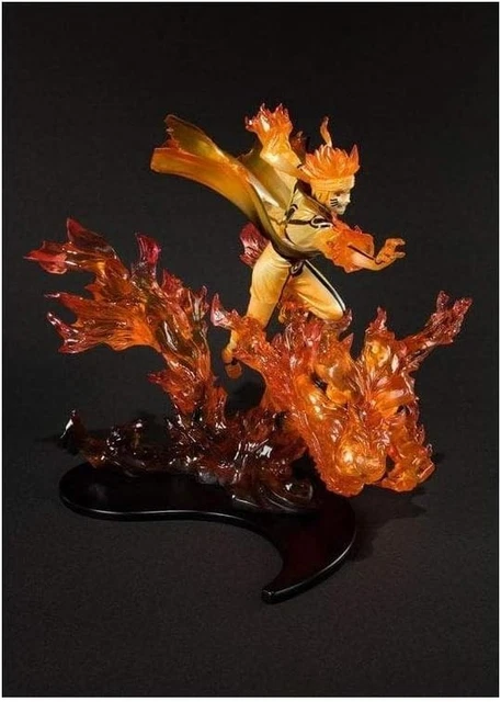 Statue Naruto Avec Kurama 13 Cm – Figurine PVC Banpresto – Collection Anime Naruto Shippuden – Base Incluse