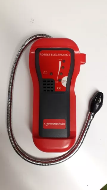 ROTHENBERGER Rotest 3 Electronic Gas Leak Detector . Used.