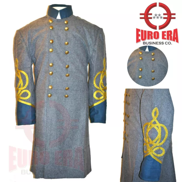 Civil War Confederate General Officer Frock coat In all sizes