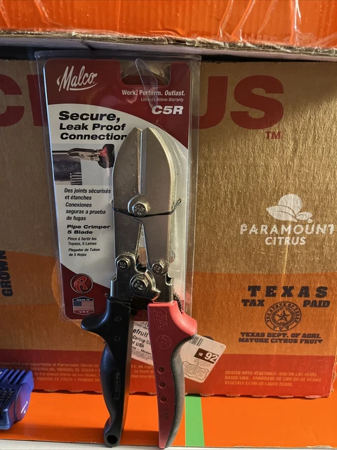 Malco 5 Blade Pipe Crimper C5R BRAND NEW